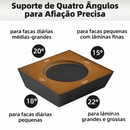 Afiador de Facas Rolante 4 Ângulos